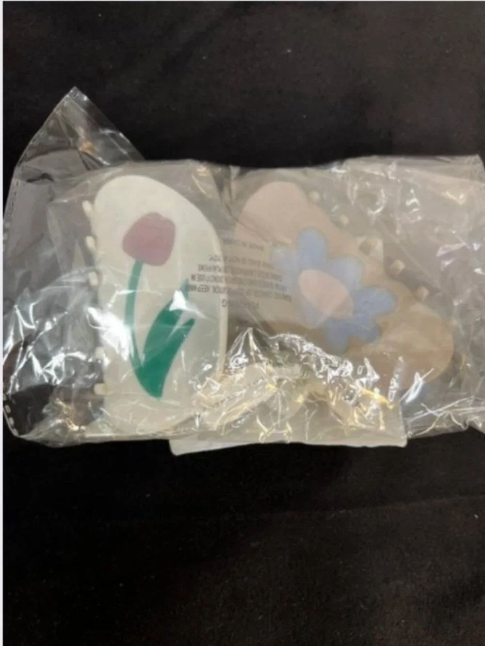By Anthropologie Floral Inlay Hair Clips, Set of 2 - NWT